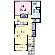 プラシード ピアッツァの間取り画像