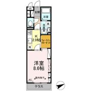 キャトルセゾン愛宕橋の間取り画像
