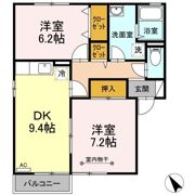 メゾン・ド・クレール Cの間取り画像