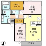 セヴェル カサグランデの間取り画像