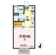 レインボーハイツ A棟の間取り画像