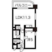 セザール南10条西の間取り画像