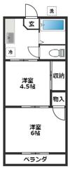 メゾン弥生の間取り画像