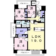 ロイヤルガーデン中央公園の間取り画像