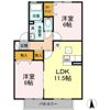 プルミエ・ラムール Bの間取り画像