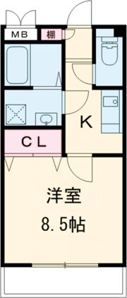 B's garden Higashikaizukaの間取り画像