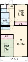 NH菰口の間取り画像