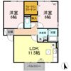 サンパティック Aの間取り画像