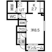 アッシュネクストの間取り画像
