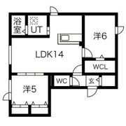 セレッソ厚別通の間取り画像