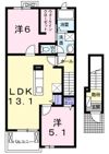 リアレーヴの間取り画像