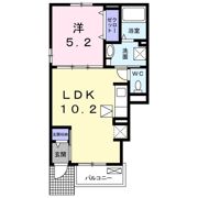 テール フェルティル Ⅱの間取り画像