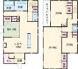 大岩町貸家の間取り画像
