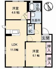 アメニティーハウスの間取り画像