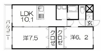 カルムシャンブルの間取り画像