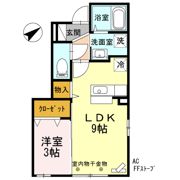ベルクレールの間取り画像