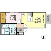 ヴィラージュ松屋Ⅱの間取り画像