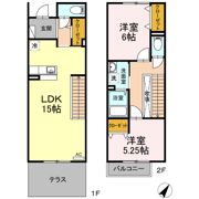 リヴィエールいぶき野の間取り画像