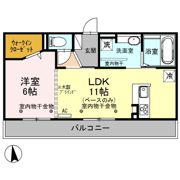 Maison de KAZU（ﾒｿﾞﾝ ﾄﾞ ｶｽﾞ） A棟の間取り画像