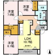 ジュエル ルビーの間取り画像
