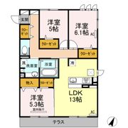 ベルヴィッツ／ベルガゾン ベルガゾンの間取り画像