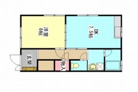 板藤己斐上貸家の間取り画像
