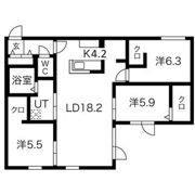 Livease Hiragishi (リヴィースヒラギシ)の間取り画像