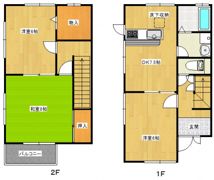 【大町東】レジデンス川本A棟の間取り画像