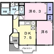 アメニティ－ガ－デンAの間取り画像