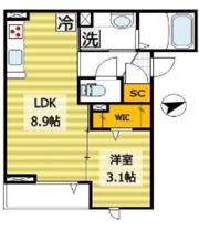 セジュール曙町の間取り画像