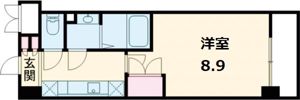 MISTRAL姫路駅前V忍町の間取り画像