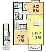 ナトゥラヴィータ壱番館の間取り画像