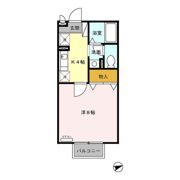 コンフォートASAKAの間取り画像