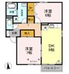 フラワーレジデンス森田 伍番館の間取り画像
