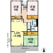 レジデンス新百合ヶ丘 B棟の間取り画像