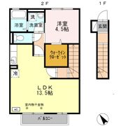 泰山木苑 A棟の間取り画像