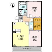 サンガーデニア A棟の間取り画像