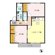 セジュール岩瀬の間取り画像