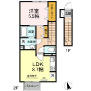 D-room葛原の間取り画像