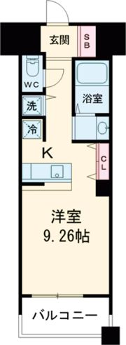 グラビスコート加古町の間取り画像