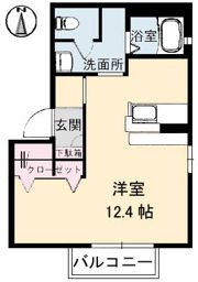 アーバンライフB棟の間取り画像