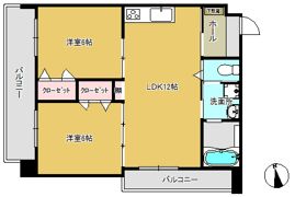 ハイグランデ矢上の間取り画像