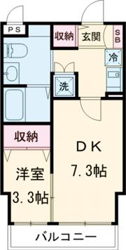 ゴールドライフマンション宇都宮の間取り画像