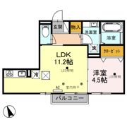 ソレイユ町屋の間取り画像
