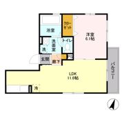 クラルテの間取り画像
