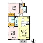 セレッソ カジェ A棟の間取り画像