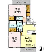 ブランクレールの間取り画像
