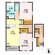 ボーセジュール 弐番館の間取り画像
