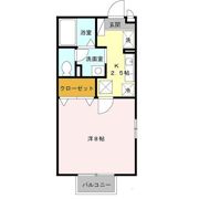 D-room石山AWAZU A棟の間取り画像