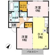 メゾンルージェ B棟の間取り画像